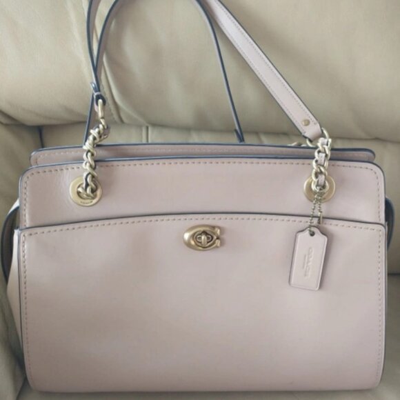 COACH Refined Calf Leather Parker Carryall B4/Beechwood - Picture 1 of 7